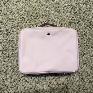 Light pink Kate spade makeup bag